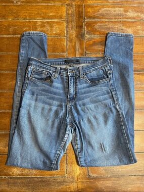 Flying Monkey Skinny Jeans in Medium Blue Wash